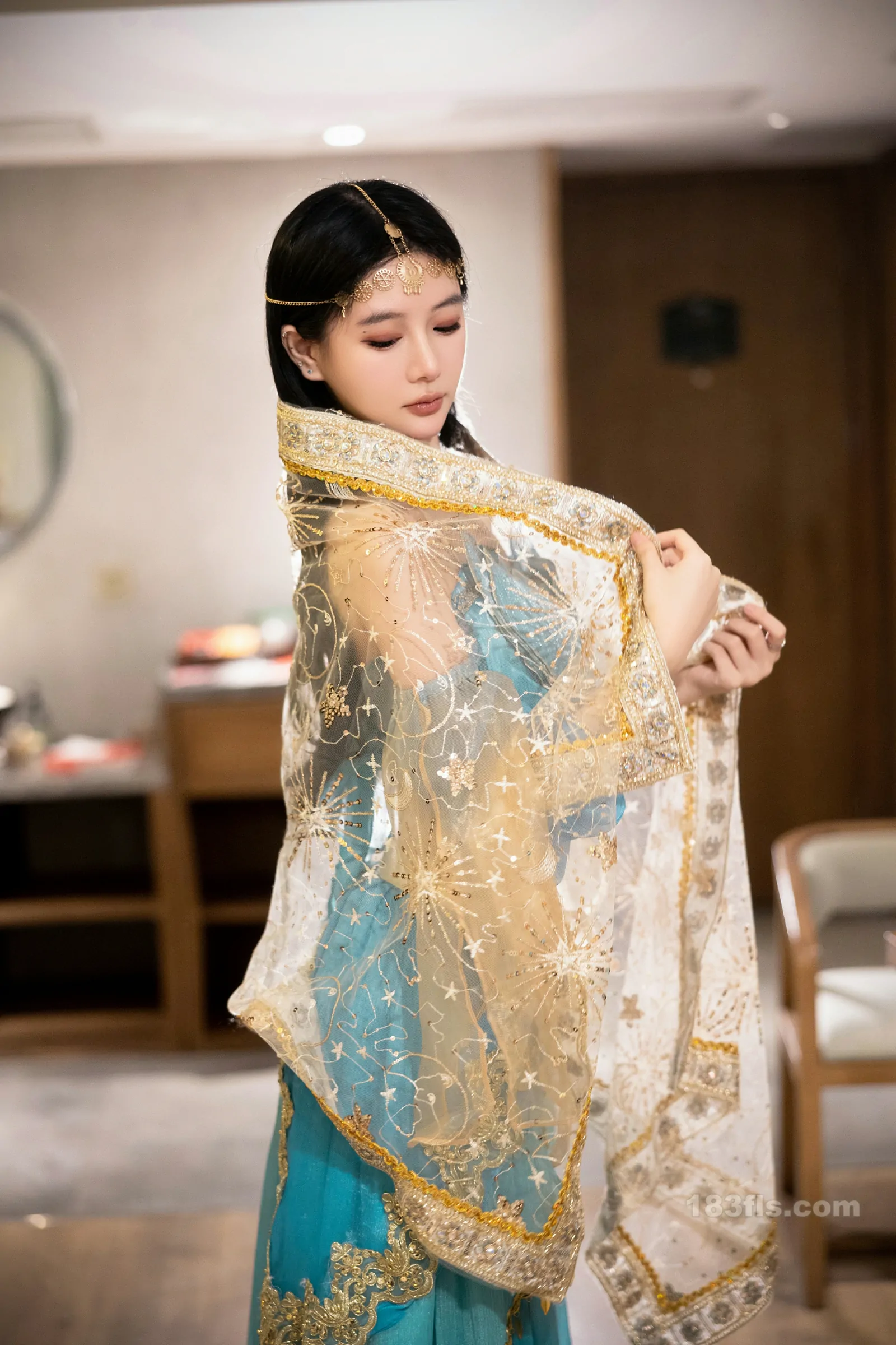 Gallery -         xiuren秀人网 - XiuRen 福利谢小蒽(幼幼)大尺度内购无码流出西域舞娘 - 妹妹美 - Sister Beauty -        - image 5