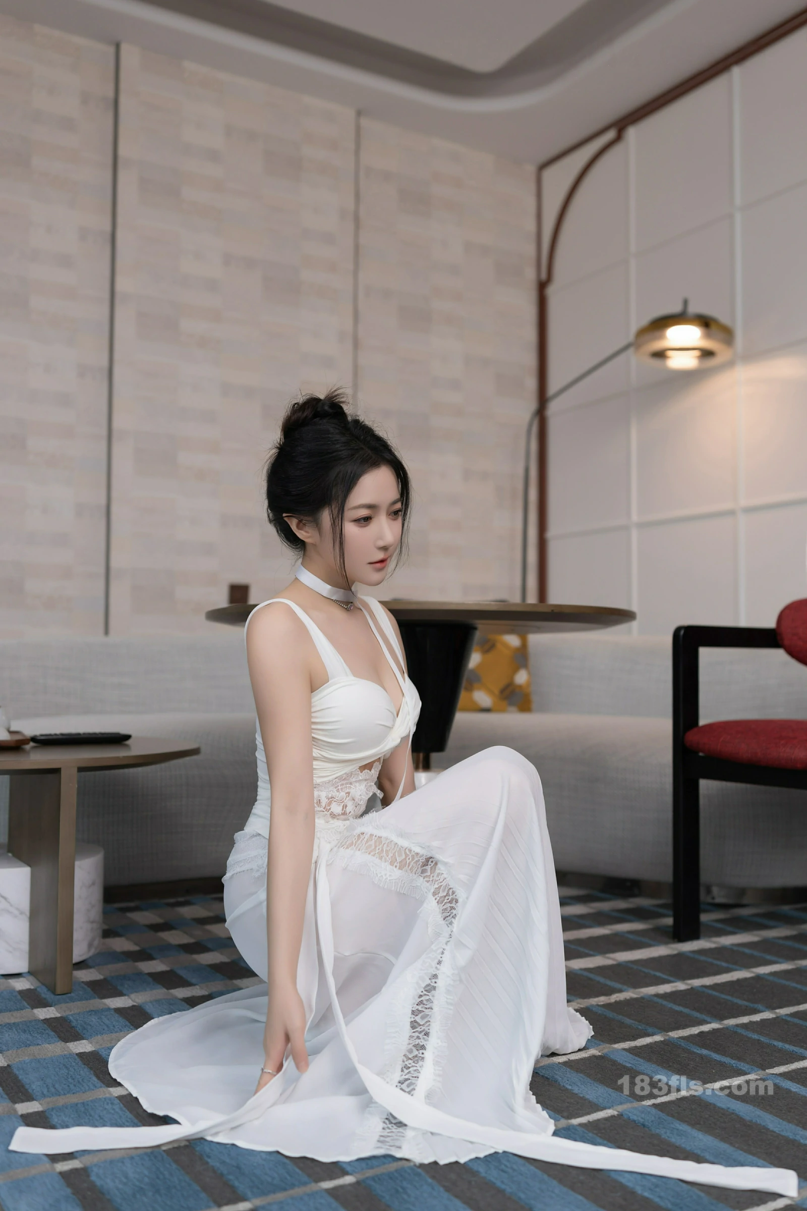 Gallery -         xiuren秀人网 - XiuRen 福利鱼子酱Fish大尺度内购无码流出白裙跳蛋 - 妹妹美 - Sister Beauty -        - image 1