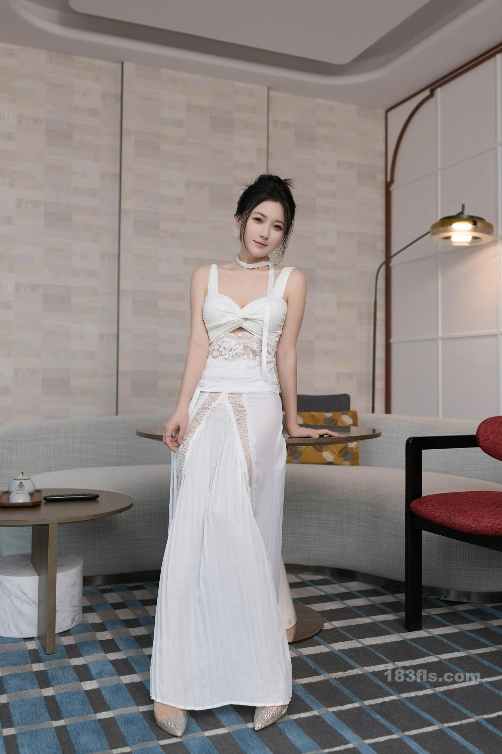 Gallery -         xiuren秀人网 - XiuRen 福利鱼子酱Fish大尺度内购无码流出白裙跳蛋 - 妹妹美 - Sister Beauty -        - image 2