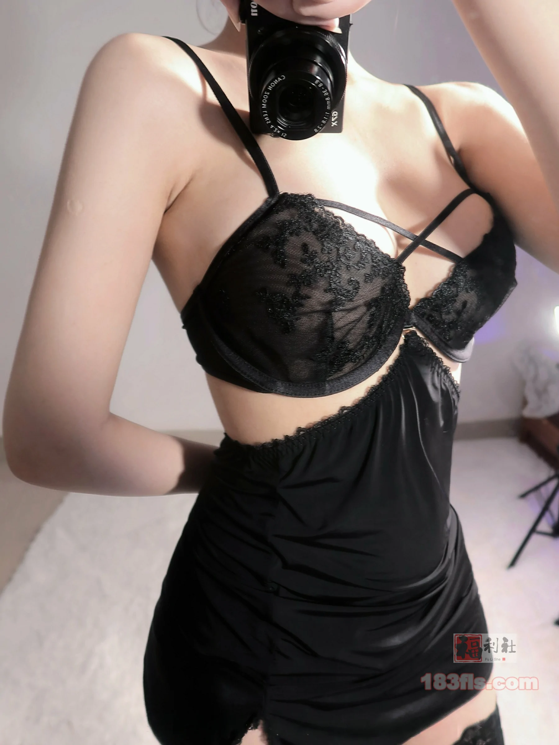 Gallery -         高桥千凛 - 黑色情趣 - 妹妹美 - Sister Beauty -        - image 1